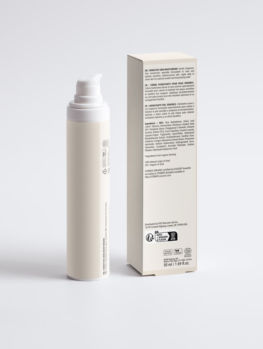 Sensitive Skin Moisturiser, Fragrance Free